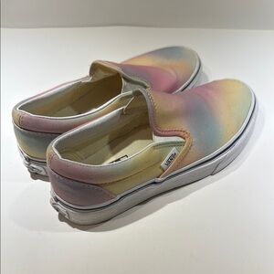 Vans Kids Slip-On Rainbow Shoes